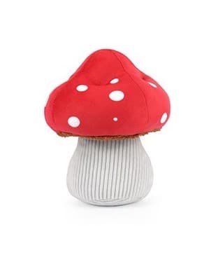 PLAY Blooming Buddies Mutt Mushroom Deze PLAY Blooming Buddies Mutt Mushroom houd je hond lekker bezig, voorkomt verveling en bevordert mentale stimulatie. Het speeltje is in de vorm van een rode paddenstoel met witte stippen en bevat krinkelgeluiden, een squeaker en kraakgeluiden in de stam. De paddenstoel kan los van de stam worden gehaald voor extra speelplezier voor jouw hond. De buitenkant heeft een dubbele laag en versterkte stiksels voor extra duurzaamheid. De vulling van de PLAY Blooming Buddies Mutt Mushroom is van 100% gerecyclede plastic flessen gemaakt en daarmee dus milieuvriendelijk. Afmeting: 19 x 13 x 10 cm Let op: Er is geen enkel hondenspeelgoed in de wereld wat niet kapot kan. Ondanks de dubbele stiksels, dubbele laag stof aan de buitenkant en de algehele stevigheid van het speelgoed, zou het kapot kunnen gaan. Op hondenspeelgoed zit geen garantie.Kies dus het juiste soort speeltje voor jouw hond zijn kauw- en speelbehoefte. Haal kapotte speeltjes meteen weg en laat jouw hond alleen spelen onder toezicht. Over P.L.A.Y. Hondenspeelgoed PLAY staat bekend om hun fantastische design en vrolijke, aansprekende kleuren. PLAY Dog Toys Het hondenspeelgoed van P.L.A.Y. is handgemaakt en de stevige buitenkant en dubbel gestikte randen zorgen voor extra duurzaamheid. De vulling van de speeltjes is gemaakt van gerecycled materiaal. Verder voldoet het hondenspeelgoed van Play aan dezelfde strenge kwaliteitsnormen voor het vervaardigen van baby- en kinderspeelgoed. Zo worden er AZO-vrije kleurstoffen gebruikt en is het geschikt voor de wasmachine en droger. P.L.A.Y. hondenspeelgoed Het hondenspeelgoed van PLAY wordt in Amerika ontworpen. Een collectie hondenspeeltjes van PLAY zijn doorgaans 5 verschillende speeltjes allemaal met hetzelfde thema. Bekend van Instagram Als jij honden volgt via Instagram, dan kan het niet missen dat je de P.L.A.Y. hondenspeeltjes wel eens voorbij hebt zien komen. Niet zo gek want de grappige en levensechte speeltjes zijn perfect voor een geweldige foto samen met jouw hond. Vergeet je A Lot for Doodles niet te taggen op Instagram? PLAY hondenspeeltjes bij A Lot for Doodles Bestel je Play hondenspeelgoed eenvoudig bij A Lot for Doodles. Of je nu een lief en schattig knuffeltje zoekt of een grappige, ondeugende speelkameraad voor je hond, je slaagt zeker weten met het ruime assortiment wat uit voorraad leverbaar is. Heb je vragen over onze producten of advies nodig wat je het beste kunt bestellen? Neem gerust contact met ons op, we helpen je graag verder.