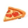 PLAY Snack Attack Collection Puppy-roni Pizza Puppy-rona pizza, yum! De PLAY Snack Attack Collection - Puppy-roni Pizza is een mooi groot speeltje voor de hond in de vorm van een pizzapunt. Met ingebouwd touw, 3 kleine ronde piepers en een krakelend geluid. Dat moet die knapperige korst zijn. De P.L.A.Y. Puppy-roni Pizza is een mooi groot speeltje voor de hond. Als dit een echte pizzapunt zou zijn, dan zou het wel van een reuze pizza afkomstig zijn. Het speeltje heeft verschillende structuren stof, zacht pluche, sterke nylonstof als stukjes peperoni en een ribstof pizzabodem.  De pizzapunt is vrij plat en dus en geweldig speeltje om mee rond te rennen. De P.L.A.Y. Puppy-roni Pizza heeft 3 kleine piepers een ingenaaid speeltouw in de pizzakorst en krinkelend materiaal door het hele speeltje heen.  Let op: Er is geen enkel hondenspeelgoed in de wereld wat niet kapot kan. Ondanks de dubbele stiksels, dubbele laag stof aan de buitenkant en de algehele stevigheid van het speelgoed, zou het kapot kunnen gaan. Op hondenspeelgoed zit geen garantie.Kies dus het juiste soort speeltje voor jouw hond zijn kauw- en speelbehoefte. Haal kapotte speeltjes meteen weg en laat jouw hond alleen spelen onder toezicht. Over P.L.A.Y. Hondenspeelgoed PLAY staat bekend om hun fantastische design en vrolijke, aansprekende kleuren. Bij A Lot for Doodles vind je een ruim assortiment van PLAY hondenspeelgoed. Shop naast de Barking Brunch collectie ook de Tropical Paradise Collectie van PLAY in onze shop! PLAY Dog Toys Het hondenspeelgoed van P.L.A.Y. is handgemaakt en de stevige buitenkant en dubbel gestikte randen zorgen voor extra duurzaamheid. De vulling van de speeltjes is gemaakt van gerecycled materiaal. Verder voldoet het hondenspeelgoed van Play aan dezelfde strenge kwaliteitsnormen voor het vervaardigen van baby- en kinderspeelgoed. In de speeltjes worden er AZO-vrije kleurstoffen gebruikt. Daarnaast zijn de speeltjes geschikt voor de wasmachine en droger. P.L.A.Y. hondenspeelgoed Het hondenspeelgoed van PLAY wordt in Amerika ontworpen. Bekend van Instagram Als jij honden volgt via Instagram, dan kan het niet missen dat je de P.L.A.Y. hondenspeeltjes wel eens voorbij hebt zien komen. Niet zo gek want de grappige en levensechte speeltjes zijn perfect voor een geweldige foto samen met jouw hond. Vergeet je A Lot for Doodles niet te taggen op Instagram? PLAY hondenspeeltjes bij A Lot for Doodles Bestel je Play hondenspeelgoed eenvoudig bij A Lot for Doodles. Of je nu een lief en schattig knuffeltje zoekt of een grappige, ondeugende speelkameraad voor je hond, je slaagt zeker weten met het ruime assortiment wat uit voorraad leverbaar is. Heb je vragen over onze producten of advies nodig wat je het beste kunt bestellen? Neem gerust contact met ons op, we helpen je graag verder.