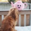 PawStory Missy Tea - Hondenspeeltje  Drink, samen met jouw hond, een kopje thee met de PawStory Missy Tea! Dit schattige hondenspeeltje, in de vorm van een vrolijke theepot, zorgt gegarandeerd voor urenlang speelplezier. Dankzij de ingebouwde pieper wordt jouw hond telkens weer gestimuleerd om actief te blijven spelen. Of het nu gaat om apporteerspelletjes of gewoon een knuffelmaatje, de Missy Tea is de perfecte keuze voor elk theekransje ;) Kenmerken PawStory Missy Tea: Schattig theepot design: Uniek hondenspeelgoed. Met pieper: Stimuleert interactief speelgedrag en houdt je hond actief. Perfect voor spelen en knuffelen: Ideaal voor apporteerspelletjes of gewoon als gezellig knuffelmaatje De PawStory Missy Tea biedt je hond zowel mentale als fysieke stimulatie. Het zachte materiaal is comfortabel voor je hond om mee te spelen, terwijl de pieper zorgt voor extra speelplezier. Geweldig voor alle hondengroottes, maar niet bedoeld voor kauwers. Afmeting PawStory Missy Tea: 18 cm Materiaal: 99% polyester, 1% kunststof (pieper en cellofaan) Ook zo dol op het hondenspeelgoed van PawStory? Je vindt > hier < al het speelgoed van PawStory! Let op: Er is geen enkel hondenspeelgoed in de wereld wat niet kapot kan. Ondanks de algehele stevigheid van het speelgoed, zou het kapot kunnen gaan. Op hondenspeelgoed zit geen garantie. Kies dus het juiste soort speeltje voor jouw hond zijn kauw- en speelbehoefte. Haal kapotte speeltjes meteen weg en laat jouw hond alleen spelen onder toezicht. Over PawStory Hondenspeelgoed PawStory is een jong en dynamisch bedrijf gespecialiseerd in hondenspeelgoed en opgericht in 2021. Ze hebben oog voor mooi design en actuele trends. Ze ontwerpen originele en grappige hondenspeeltjes van goede kwaliteit. PawStory dogtoys Bij PawStory laten ze de hondenspeeltjes produceren bij een hondenspeelgoed fabrikant die al meer dan 20 jaar actief is voor grote merken. PawStory Hondenspeelgoed Het is de missie van PawStory om steeds kleine collecties uit te brengen, zodat ze kunnen inspelen op actuele trends om zo hun collectie te kunnen verbreden. Bij A Lot for Doodles vind je alle collecties van Pawstory. Waarom kiezen voor PawStory? Origineel en speels design Het hondenspeelgoed van PawStory is ontworpen om zowel honden als baasjes blij te maken. De vrolijke en grappige ontwerpen – van leuke snackspeeltjes zoals de "Happy Mayo" tot de Snuffle collectie – maken het spelen extra leuk. Geschikt voor elke hond Van kleine pups tot grote honden, PawStory biedt een breed scala aan speelgoed voor elke maat. Van zachte knuffels tot interactief hondenspeelgoed – er is altijd iets te vinden dat perfect aansluit op de behoeften van jouw viervoeter. Bekend van Instagram Als jij honden volgt via Instagram, dan kan het niet missen dat je de PawStory hondenspeeltjes wel eens voorbij hebt zien komen. Niet zo gek want de grappige speeltjes zijn perfect voor een geweldige foto samen met jouw hond. Vergeet je A Lot for Doodles niet te taggen op Instagram? Bestel PawStory bij de leukste webshop voor honden In onze webshop vind je een uitgebreid aanbod van het nieuwste PawStory-hondenspeelgoed. Of je nu een nieuw speeltje zoekt voor dagelijkse ontspanning of een speciaal cadeau voor je hond, PawStory biedt de perfecte combinatie van kwaliteit en creativiteit. Heb je vragen over onze producten of advies nodig wat je het beste kunt bestellen? Neem gerust contact met ons op, we helpen je graag verder. Geef jouw hond het beste en bestel vandaag nog PawStory-speelgoed voor eindeloos speelplezier!