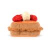 IHOP x PLAY Thick N Fluffy French Toast Tijd voor een brunch die piept van plezier! De IHOP x PLAY Thick N Fluffy French Toast is een onweerstaanbaar zacht hondenspeeltje geïnspireerd op het iconische IHOP ontbijt. Luchtige pluche toast, een dotje boter, heerlijk vers fruit bovenop en natuurlijk een vrolijke pieper. Kortom alles wat je nodig hebt voor een paw-fect brunchmoment. Verstop hondensnacks tussen de 'topping' voor extra speelplezier en mentale uitdaging. De IHOP x PLAY Thick N Fluffy French Toast is gemaakt van duurzame, gerecyclede materialen en wasbaar in de machine, zodat het speeltje altijd vers en fluffy blijft. Waarom PLAY hondenspeelgoed Handgemaakt Dubbellaagse buitenkant en versterkte stiksels voor extra duurzaamheid Milieuvriendelijke PlanetFill®-vulling, gemaakt van 100% gecertificeerde, veilige gerecyclede plastic flessen Machinewasbaar (30 graden) en geschikt voor de droger Bevat AZO-vrije kleurstoffen Afmeting IHOP x PLAY Thick N Fluffy French Toast: 16 x 15 x 12 cm Let op: Er is geen enkel hondenspeelgoed in de wereld wat niet kapot kan. Ondanks de dubbele stiksels, dubbele laag stof aan de buitenkant en de algehele stevigheid van het speelgoed, zou het kapot kunnen gaan. Op hondenspeelgoed zit geen garantie.Kies dus het juiste soort speeltje voor jouw hond zijn kauw- en speelbehoefte. Haal kapotte speeltjes meteen weg en laat jouw hond alleen spelen onder toezicht. Over P.L.A.Y. Hondenspeelgoed PLAY staat bekend om hun fantastische design en vrolijke, aansprekende kleuren. PLAY Dog Toys Het hondenspeelgoed van P.L.A.Y. is handgemaakt en de stevige buitenkant en dubbel gestikte randen zorgen voor extra duurzaamheid. De vulling van de speeltjes is gemaakt van gerecycled materiaal. Verder voldoet het hondenspeelgoed van Play aan dezelfde strenge kwaliteitsnormen voor het vervaardigen van baby- en kinderspeelgoed. Zo worden er AZO-vrije kleurstoffen gebruikt en is het geschikt voor de wasmachine en droger. P.L.A.Y. hondenspeelgoed Het hondenspeelgoed van PLAY wordt in Amerika ontworpen. Een collectie hondenspeeltjes van PLAY zijn doorgaans 5 verschillende speeltjes allemaal met hetzelfde thema. Bekend van Instagram Als jij honden volgt via Instagram, dan kan het niet missen dat je de P.L.A.Y. hondenspeeltjes wel eens voorbij hebt zien komen. Niet zo gek want de grappige en levensechte speeltjes zijn perfect voor een geweldige foto samen met jouw hond. Vergeet je A Lot for Doodles niet te taggen op Instagram? PLAY hondenspeeltjes bij A Lot for Doodles Bestel je Play hondenspeelgoed eenvoudig bij A Lot for Doodles. Of je nu een lief en schattig knuffeltje zoekt of een grappige, ondeugende speelkameraad voor je hond, je slaagt zeker weten met het ruime assortiment wat uit voorraad leverbaar is. Heb je vragen over onze producten of advies nodig wat je het beste kunt bestellen? Neem gerust contact met ons op, we helpen je graag verder.