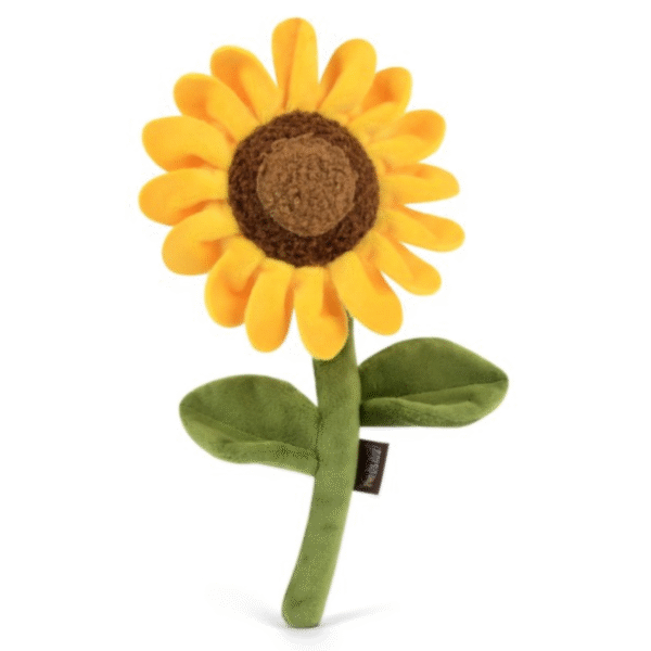 PLAY Blooming Buddies Sassy Sunflower 4.jpg PLAY Blooming Buddies Sassy Sunflower Laat de tuin van je hond tot bloei komen met de PLAY Blooming Buddies Sassy Sunflower! Deze zonnige bloem is perfect voor honden die graag helpen met “tuinieren” of met graven, slepen en piepen. De Sassy Sunflower is handgemaakt met een dubbele buitenlaag en extra stevige stiksels voor langdurig speelplezier. Binnenin zit een squeaker die elk potje tuinpret nóg leuker maakt. De zachte vulling is gemaakt van 100% gerecyclede plastic flessen – duurzaam, milieuvriendelijk en veilig voor jouw hond. Voor de speelse tuinhulp in huis Of jouw hond nu dol is op knuffelen, apporteren of gewoon “assisteren” bij het planten van nieuwe bloemen, de PLAY Blooming Buddies Sassy Sunflower is altijd in bloei. De vrolijke kleuren en het zachte pluche maken dit speeltje onweerstaanbaar. Perfect voor binnen, maar ook voor een zonnig potje buitenspelen in de tuin! Waarom jij en je hond dit geweldig vinden Zacht pluche met stevige afwerking voor langdurig plezier Bevat een pieper voor extra speelplezier Gevuld met 100% gerecyclede plastic flessen (PlanetFill®) Machinewasbaar en geschikt voor de droger Veilig en vrij van schadelijke stoffen Afmeting PLAY Blooming Buddies Sassy Sunflower: 17.0 x 7.2 x 27.9 cm Let op: Er is geen enkel hondenspeelgoed in de wereld wat niet kapot kan. Ondanks de dubbele stiksels, dubbele laag stof aan de buitenkant en de algehele stevigheid van het speelgoed, zou het kapot kunnen gaan. Op hondenspeelgoed zit geen garantie.Kies dus het juiste soort speeltje voor jouw hond zijn kauw- en speelbehoefte. Haal kapotte speeltjes meteen weg en laat jouw hond alleen spelen onder toezicht. Over P.L.A.Y. Hondenspeelgoed PLAY staat bekend om hun fantastische design en vrolijke, aansprekende kleuren. Bij A Lot for Doodles vind je een ruim assortiment van PLAY hondenspeelgoed. Shop naast de Barking Brunch collectie ook de Tropical Paradise Collectie van PLAY in onze shop! PLAY Dog Toys Het hondenspeelgoed van P.L.A.Y. is handgemaakt en de stevige buitenkant en dubbel gestikte randen zorgen voor extra duurzaamheid. De vulling van de speeltjes is gemaakt van gerecycled materiaal. Verder voldoet het hondenspeelgoed van Play aan dezelfde strenge kwaliteitsnormen voor het vervaardigen van baby- en kinderspeelgoed. In de speeltjes worden er AZO-vrije kleurstoffen gebruikt. Daarnaast zijn de speeltjes geschikt voor de wasmachine en droger. P.L.A.Y. hondenspeelgoed Het hondenspeelgoed van PLAY wordt in Amerika ontworpen. Bekend van Instagram Als jij honden volgt via Instagram, dan kan het niet missen dat je de P.L.A.Y. hondenspeeltjes wel eens voorbij hebt zien komen. Niet zo gek want de grappige en levensechte speeltjes zijn perfect voor een geweldige foto samen met jouw hond. Vergeet je A Lot for Doodles niet te taggen op Instagram? PLAY hondenspeeltjes bij A Lot for Doodles Bestel je Play hondenspeelgoed eenvoudig bij A Lot for Doodles. Of je nu een lief en schattig knuffeltje zoekt of een grappige, ondeugende speelkameraad voor je hond, je slaagt zeker weten met het ruime assortiment wat uit voorraad leverbaar is. Heb je vragen over onze producten of advies nodig wat je het beste kunt bestellen? Neem gerust contact met ons op, we helpen je graag verder.