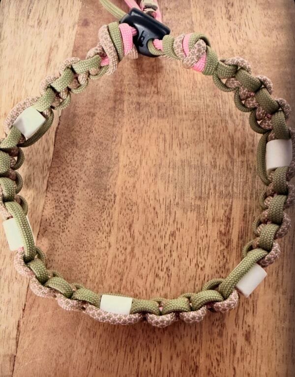 Natuurlijke Honden Anti-Tekenband Green Leaf 1