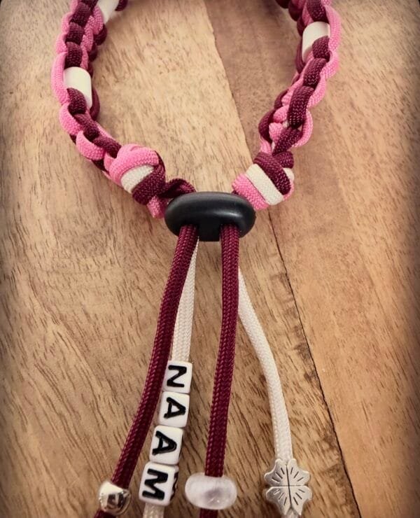 natuurlijke honden anti-tekenband rose crush 4